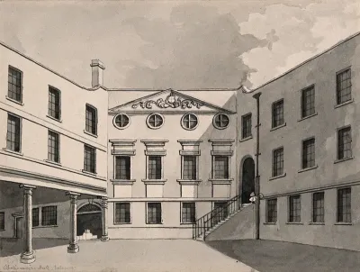 Apothecaries' Hall, Blackfriars Lane: the courtyard