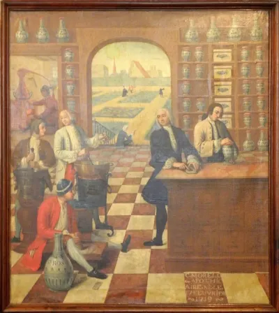 Apothecary at the Hôtel-Dieu de Beaune