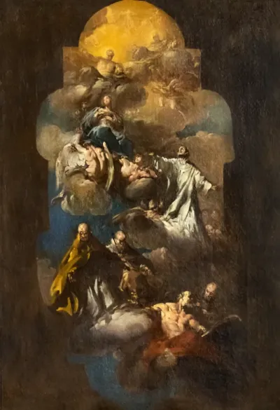Apothéose de saint Philippe de Néri - Giovanni Domenico Ferretti - Musée des Beaux-Arts de Narbonne