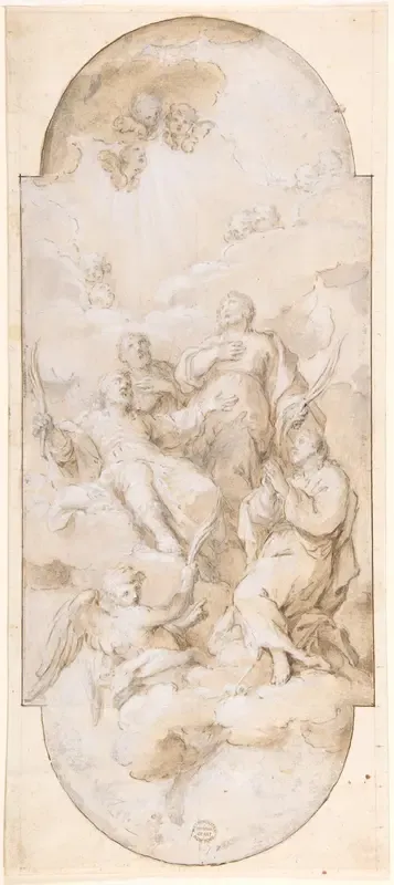 Apotheosis of Four Martyred Saints (Four Crowned Martyrs?)
