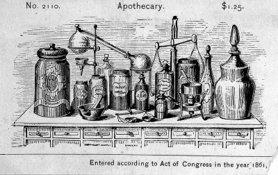 Apparatus for an apothecary