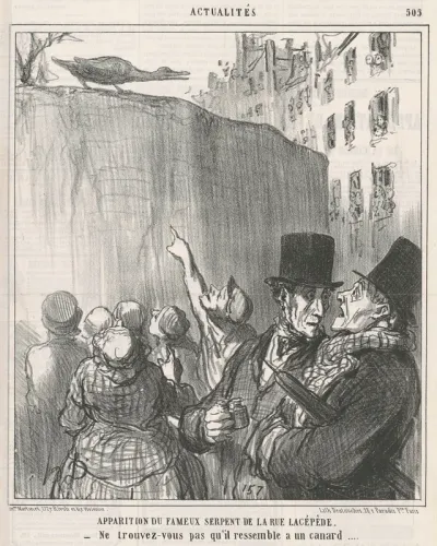 Apparition du ... serpent de la rue Lacépède