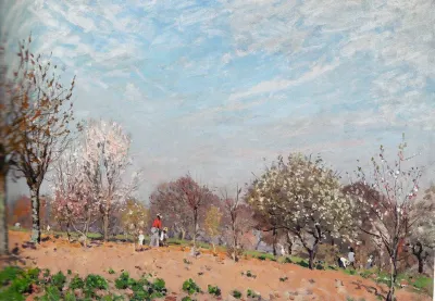 Apple Trees in flower at Louveciennes