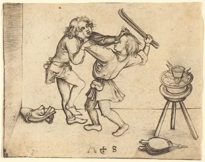 Apprentices Fighting