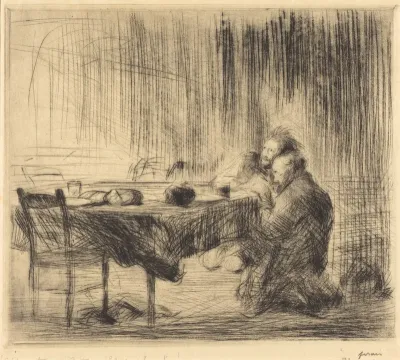 Après l'apparition (2e planche) (After the Vision) (second plate)