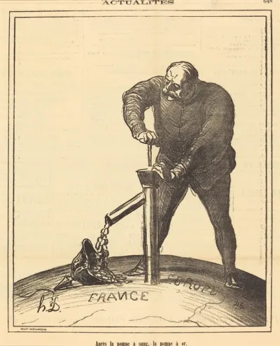Après la pompe a sang, la pompe à or
