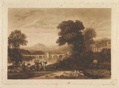 Apuleia in Search of Apuleius, unpublished plate from "Liber Studiorum"
