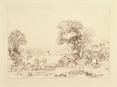 Apuleia in Search of Apuleius (unpublished plate, Liber Studiorum)