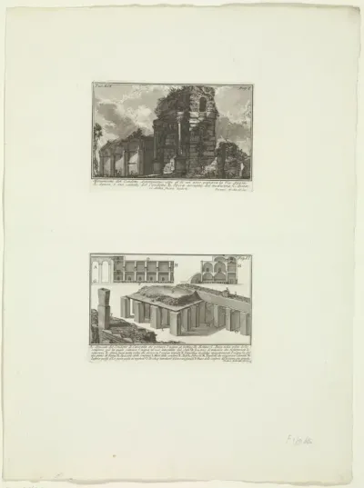 Aqua Antoniniana en waterwegen van de Thermen van Caracalla te Rome