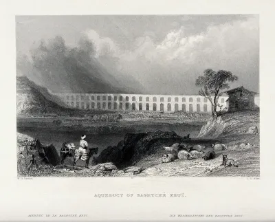 Aqueduct at Bahçeköy, Istanbul