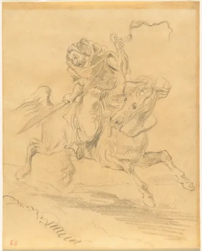 Arab Horseman at the Gallop