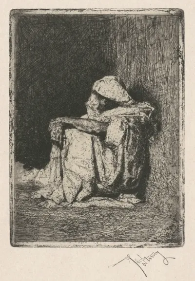 Arabe assis (Seated Arab)