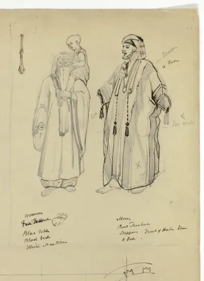 Arabic Man, Woman and Child