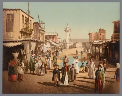 Arabische wijk in Port Said