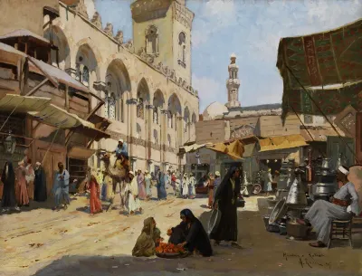 Arabischer Markt in Kaloun.