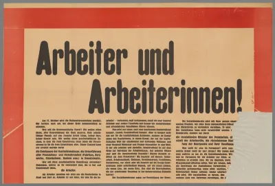 Arbeiter und Arbeiterinnen (...) Die Kommunistische Partei Oesterreichs.