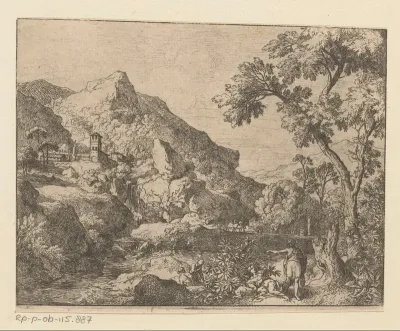Arcadisch berglandschap