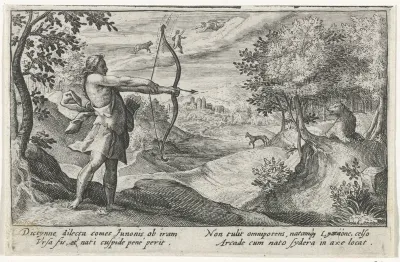 Arcas schiet op Callisto