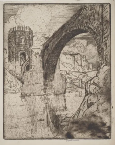Arch of Bridge of Alcantara