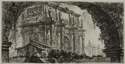 Arch of Constantine in Rome, plate 9 from Some Views of Triumphal Arches and other monuments