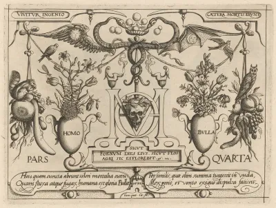 Archetypa studiaque patris Georgii Hoefnagelii [Part 4, Title Page]