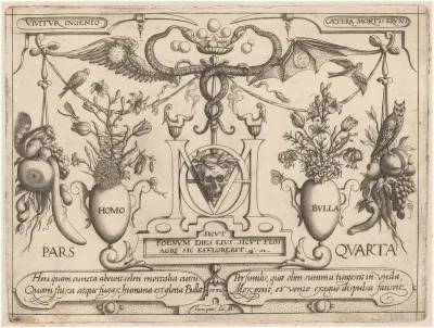 Archetypa studiaque patris Georgii Hoefnagelii [Part 4, Titlepage]