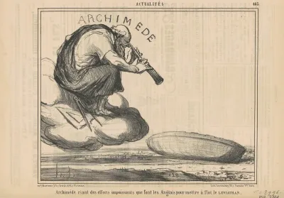 Archimède riant des efforts ...