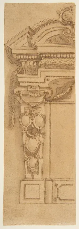 Architectural Design Presenting Two Alternate Solutions (in two fragments)