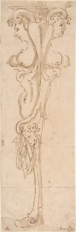 Architectural detail with Female Figures