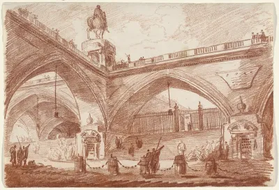 Architectural Fantasy with a Triumphal Bridge