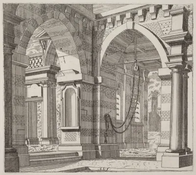 Architectural Fantasy with Arched Gateways