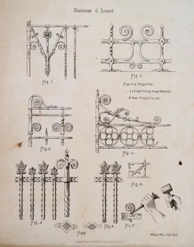 Architecture: decorative ironwork