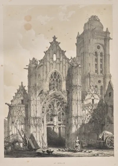 Architecture of the Middle Ages:  At Senlis