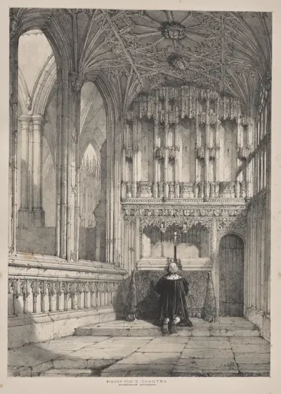 Architecture of the Middle Ages:  Bishop Fox's Chantry, Winchester Cathedral