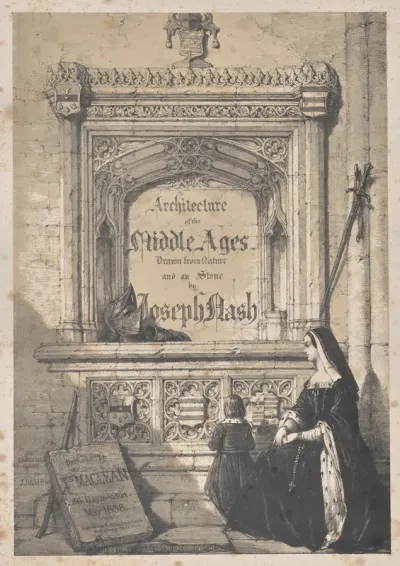Architecture of the Middle Ages:  Title Page - In Croyden Church
