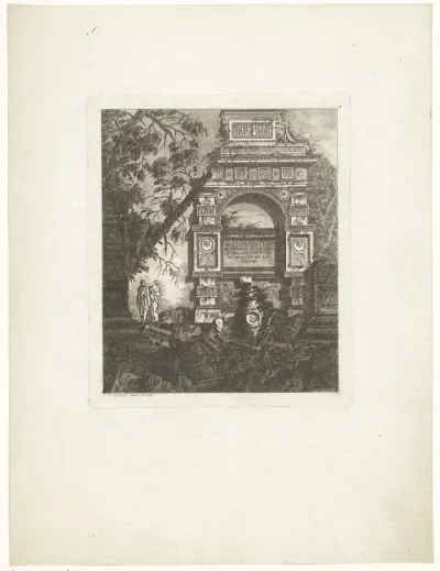 Architectuurfantasie, blad 19