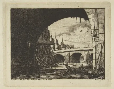 Archway, Pont Nôtre-Dame, Paris