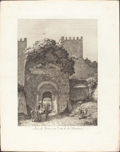 Arco di Druso, ora porta di San Sebastiano