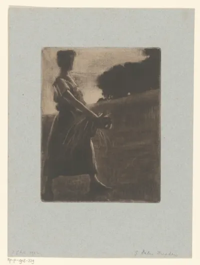 Arenlezende vrouw