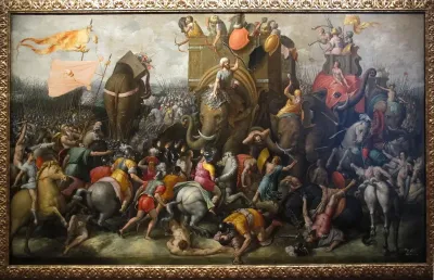 Arista romano, battaglia di zama