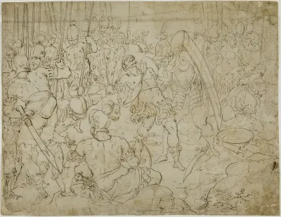 Armed Soldiers After Battle
