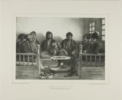 Armenians and Tartars in a Cafe