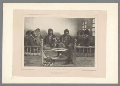 Arméniens et Tatars dans un café (...) 18 octobre 1837