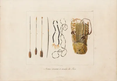 Armes, ornemens et utensiles des Puris