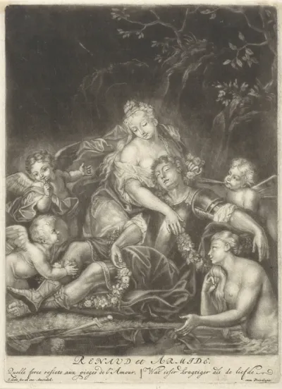 Armida en de slapende Rinaldo