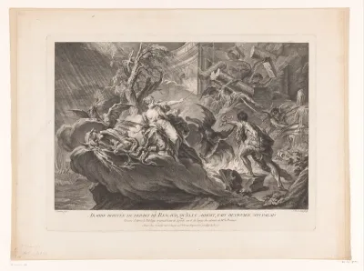 Armide verwoest het paleis van Renaud