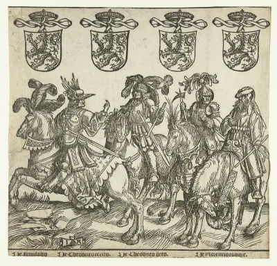 Arnulf, Dirk III, Dirk IV en Floris I