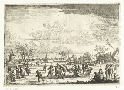 Arrenslee op het ijs