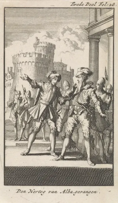 Arrestatie van de hertog van Alva, 1573