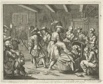 Arrestatie van Hans Smit en elf anderen, 1558
